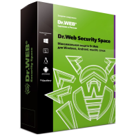 Купить Dr.Web Security Space на 12 м., 2 ПК, продление лицензии [LHW-BK-12M-2-B3] Алматы