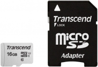 купить Карта памяти MicroSD 16GB Class 10 U1 Transcend TS16GUSD300S-A в Алматы фото 1