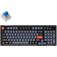 Купить Клавиатура Keychron V5-C2 Frosted Black Knob Blue Switch RGB Hot-Swap Keychron K pro V5C2_KEYCHRON Алматы