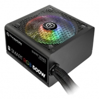 Купить Блок питания Thermaltake Smart RGB 500W/Fan Hub/80 Plus/EU/All Sleeved Cables, PS-SPR-0500NHSAWE-1 Алматы