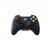 Купить CANYON GP-W6 2.4G Wireless Controller with Dual Motor, Rubber coating, 2PCS AA Alkaline battery ,support PC X-input mode/D-input mode, PS3, Android/nano size dongle,black Алматы