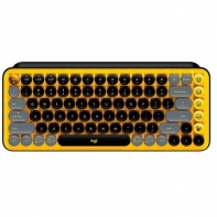 купить LOGITECH POP Keys Bluetooth Mechanical Keyboard - BLAST YELLOW - RUS в Алматы фото 1