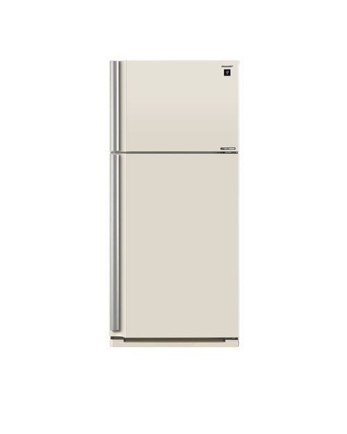 купить Холодильник Sharp SJXE55PMBE с верхним расположением морозильной камеры, beige /  в Алматы