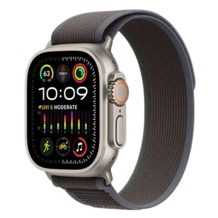 купить Apple Watch Ultra 2 GPS + Cellular, 49mm Titanium Case with Blue/Black Trail Loop - M/L,Model A2986 в Алматы