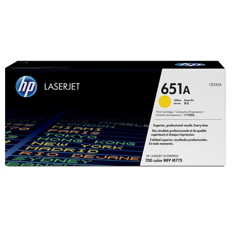купить Картридж лазерный HP 651A, 16 000 страниц для Color LaserJet, CE342A в Алматы