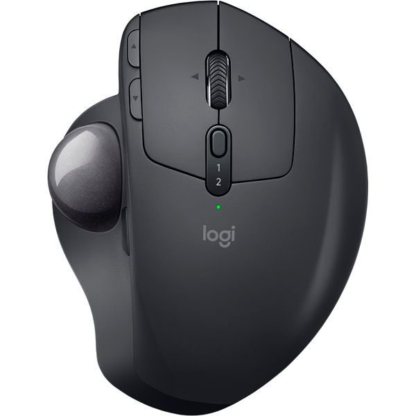 купить Мышь-трекбол беспроводная Logitech MX Ergo (512-2048 dpi, Bluetooth, 2.4 GHz/USB-ресивер (Logitech Unifying®), 8 кнопок,  Перезаряжаемая литий-полимерная батарея (500 мА·ч)) в Алматы