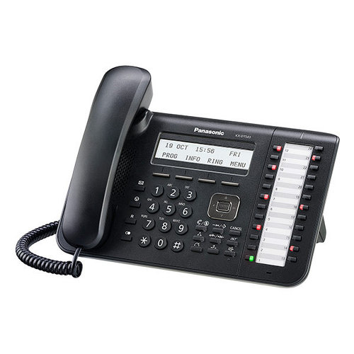 купить Panasonic KX-DT543 Системный цифровой телефон. 3-строчный ЖК-дисплей с подсветкой / RU в Алматы