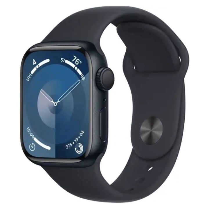 купить Смарт часы Apple Watch Series 9 GPS 41mm Midnight A2978 MR8X3QR/A в Алматы