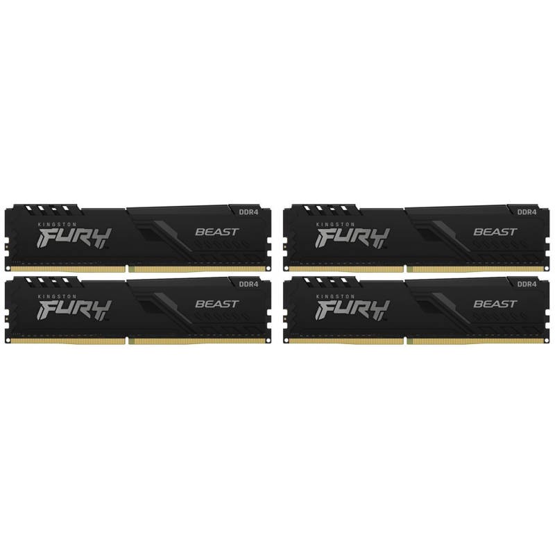 Модуль памяти Kingston Fury Beast KF426C16BBK4/128 DDR4 DIMM 128Gb