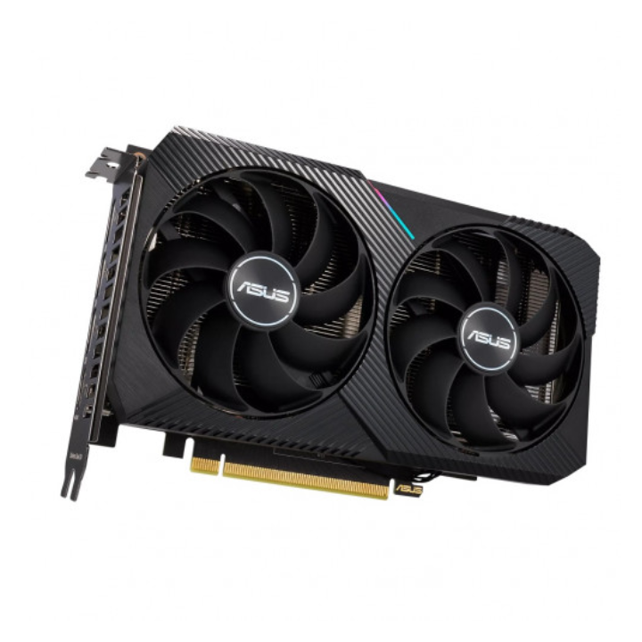 купить Видеокарта ASUS GeForce RTX3050 OC GDDR6 8GB 128-bit HDMI 3xDP DUAL-RTX3050-O8G в Алматы