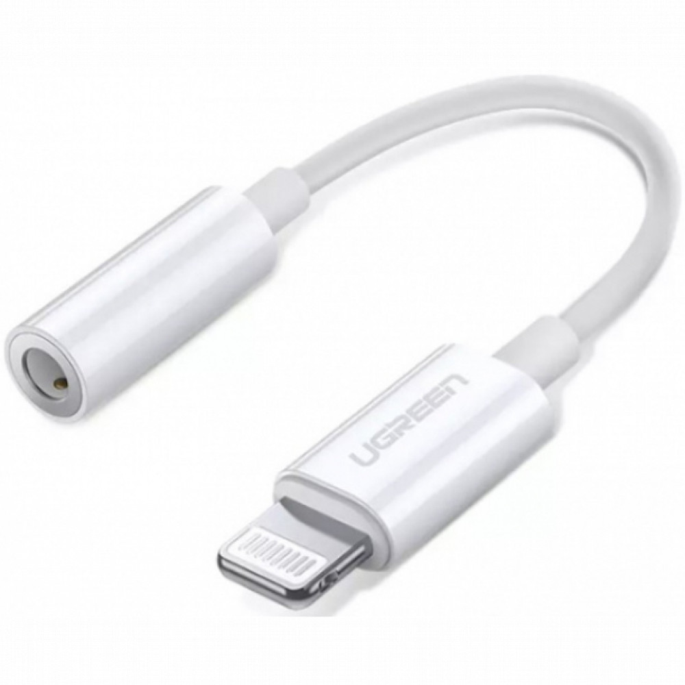 купить Адаптер UGREEN US212 Lightning to 3.5mm Headphone Jack Adapter, 30759 в Алматы