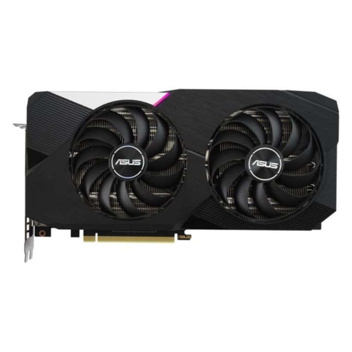 купить Видеокарта ASUS DUAL-RTX3060TI-O8GD6X, 8Gb GDDR6X, 256 bit, 3xDP, HDMI в Алматы