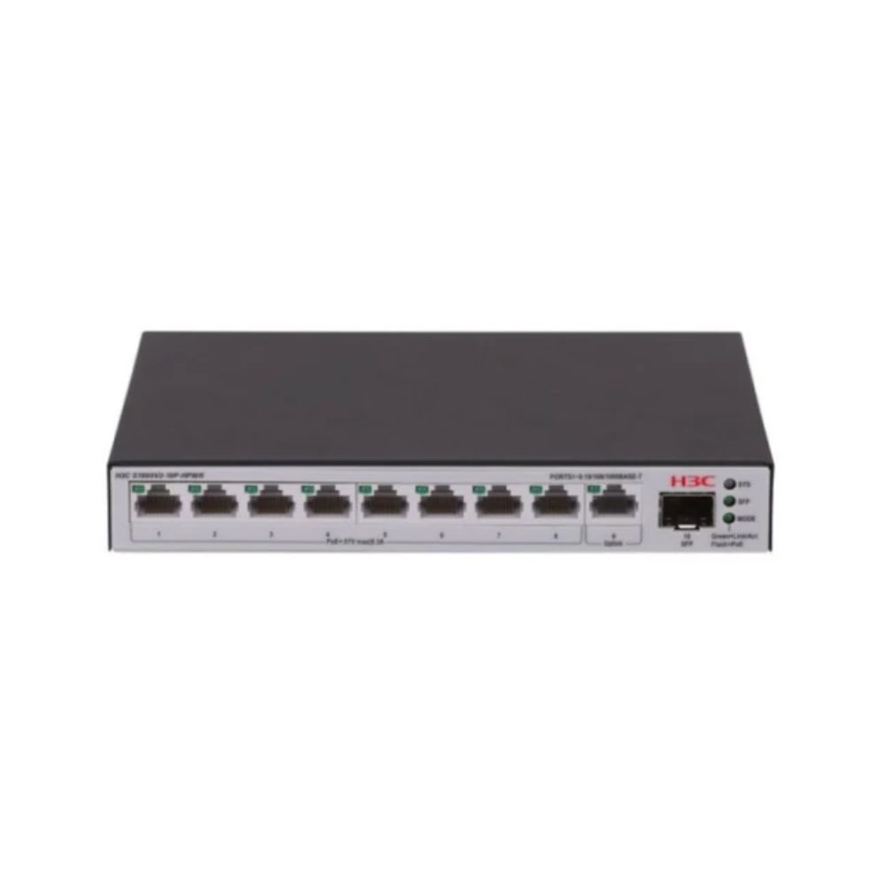 купить Коммутатор H3C S1600V2-10P-HPWR L2 Ethernet Switch LS-1600V2-10P-HPWR-GL (1000 Base-T (1000 мбит/с), 1 SFP порт) в Алматы