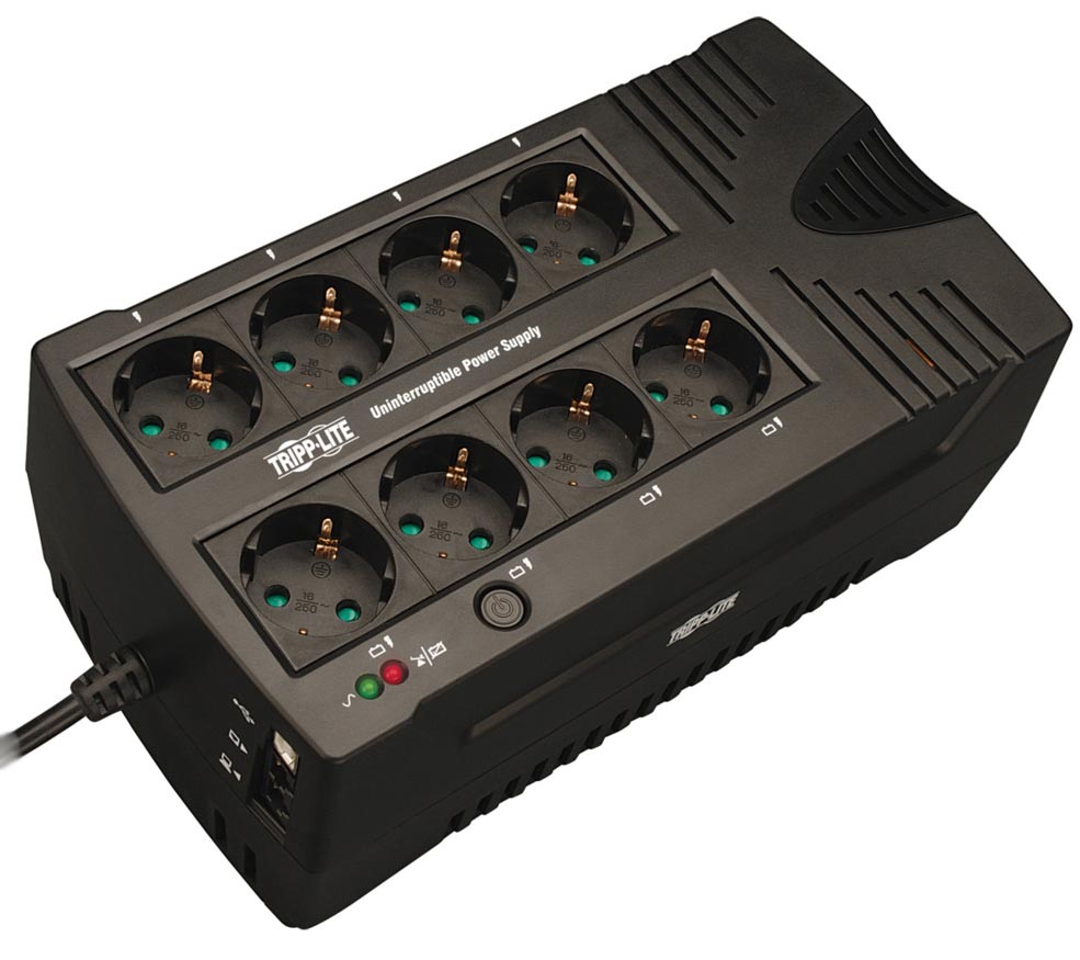 купить Tripplite AVRX750UD линейно-интерактивный ИБП серии AVR 750 ВА/450 Вт, USB и разъёмами CEE7/7 Schuko /  в Алматы