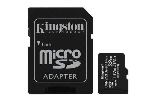 купить Карта памяти Kingston 32GB micro SDHC Canvas Select Plus 100R A1 C10 Three Pack + Single ADP, SDCS2/32GB-3P1A в Алматы