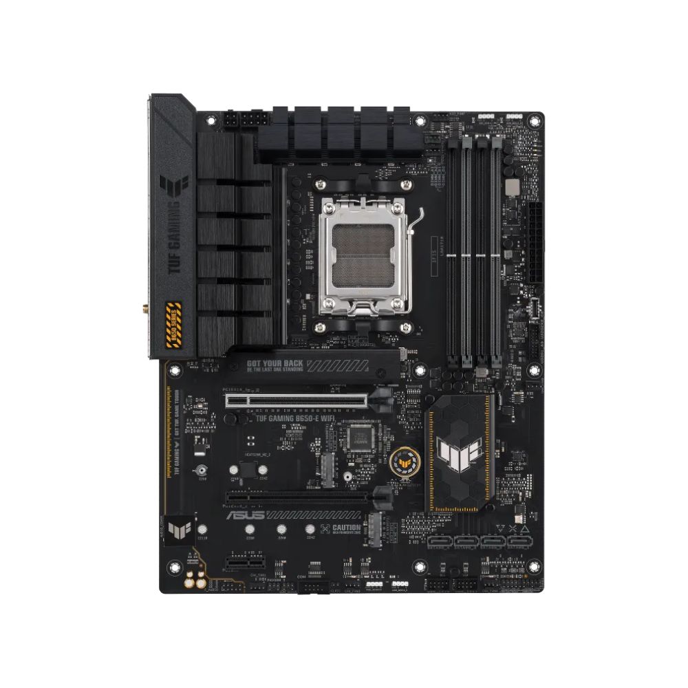 купить Сист.плата ASUS TUF GAMING B650-E, B650, AM5, 4xDIMM DDR5, 2xPCI-E x16, PCI-Ex1, 3xM.2, 4xSATA, DP, HDMI, Wi-Fi 6E, BOX в Алматы