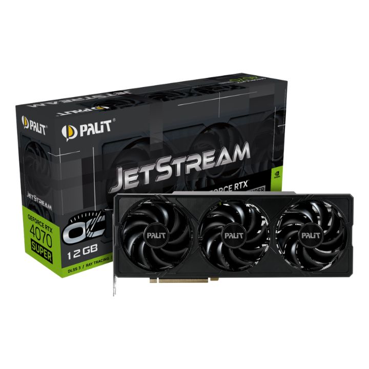 купить Видеокарта Palit GeForce RTX 4070 SUPER JetStream OC (NED407ST19K9-1043J) в Алматы