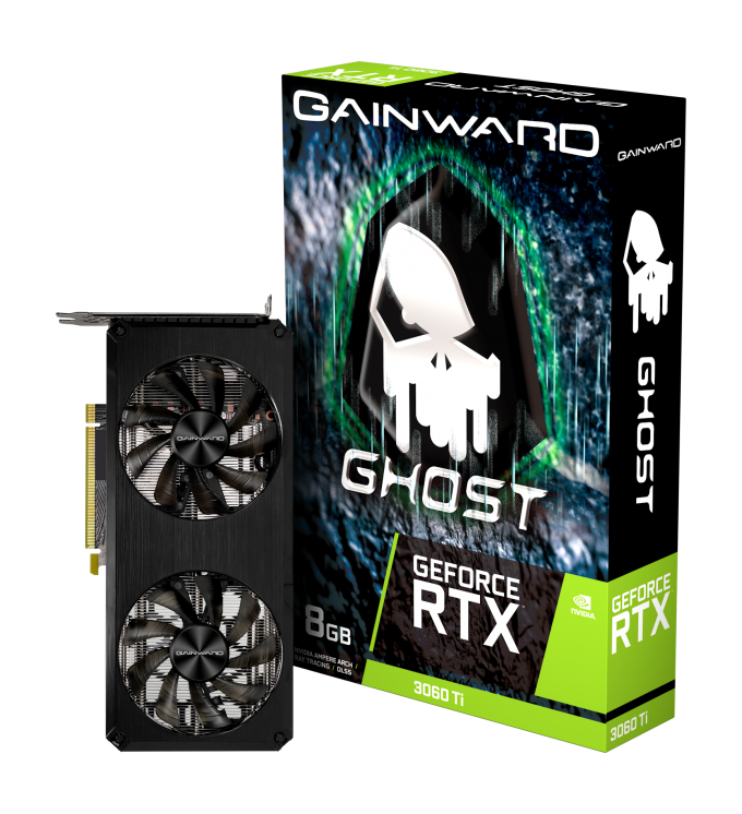 купить 8GB RTX 3060 Ti GDDR6 256-bit 1410/1665 MHz, DPx3, HDMI, PCIe4.0, GainWard RTX3060Ti Ghost (NE6306T019P2-190AB) Bulk 2Fan, 247 мм, 2 слота, 8-pinX1, Потребление 200W -> Блок питания Мин. 600W в Алматы