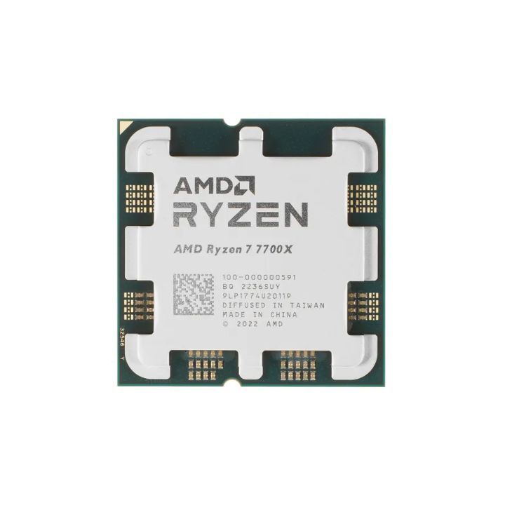 купить Процессор AMD Ryzen 7 7700X 4,5Гц (5,4ГГц Turbo) 8C/16T 32MB L3 105W-142W AM5 OEM 100-000000591 в Алматы