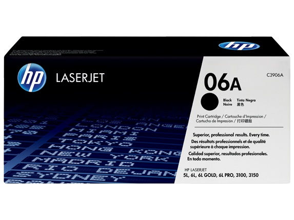 купить Картридж HP C3906A Black Print Cartridge  for LaserJet,5l/6l/3100/3150  2500 pages Euro Print в Алматы