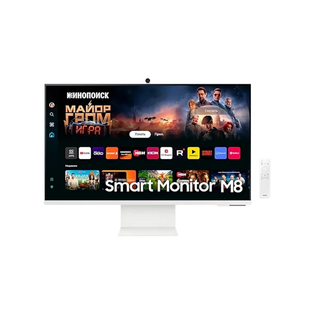 купить Монитор 32" SAMSUNG SMART M8 VA 3840x2160 60Hz 4мс 400кд/м2 3000:1 1xHDMI 1xUSB-C USB LS32DM801UIXCI в Алматы