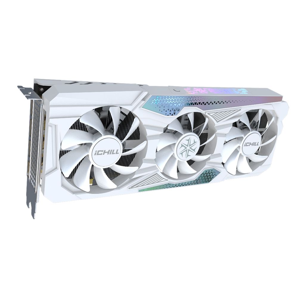 купить Видеокарта INNO3D GeForce RTX 4060 Ti 8GB GDDR6 ICHILL X3 WHITE C406T3-08D6X-17113280 в Алматы