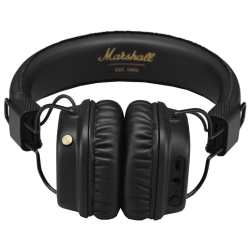 купить Наушники накладные Marshall Major II Bluetooth, черные 04091378 в Алматы