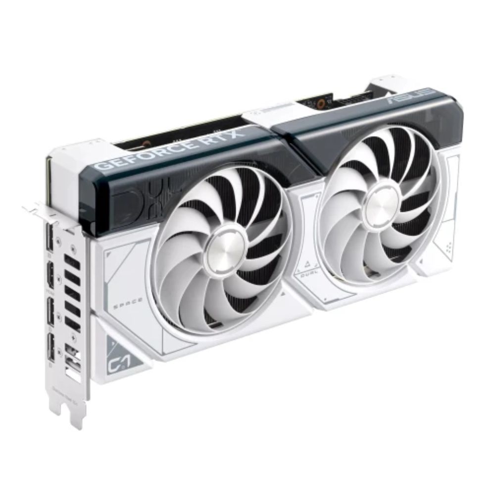 купить Видеокарта ASUS GeForce RTX4070 SUPER OC, 12GB GDDR6X 192-bit 1xHDMI 3xDP DUAL-RTX4070S-O12G-WHITE в Алматы