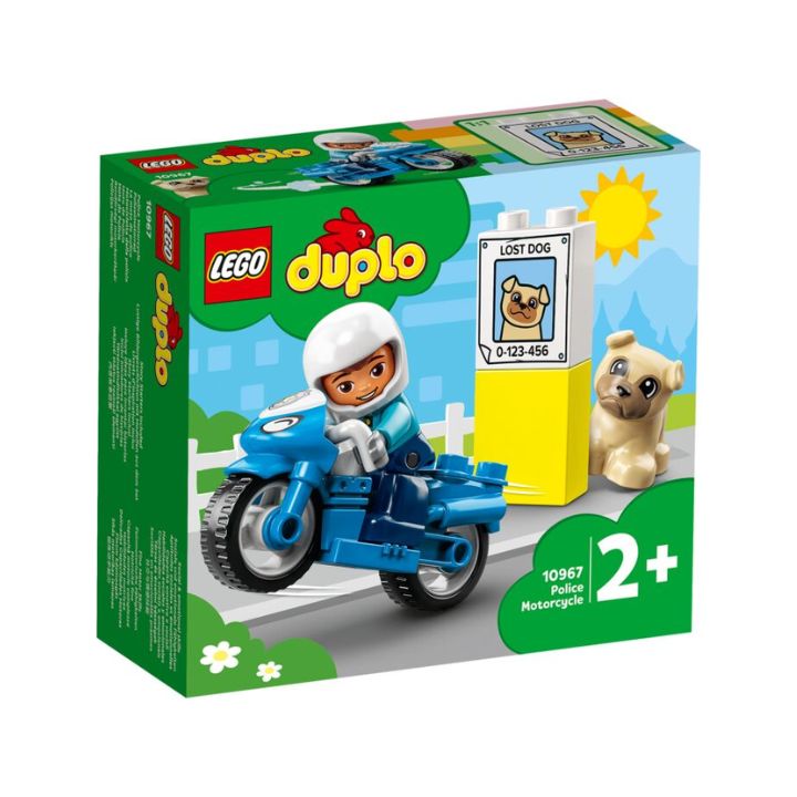 купить Конструктор LEGO DUPLO Town Полицейский мотоцикл в Алматы