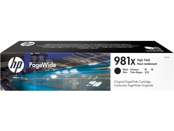 купить Картридж струйный HP L0R12A 981X High Yield Black Original PageWide для PageWide Enterprise Color 556/586 в Алматы