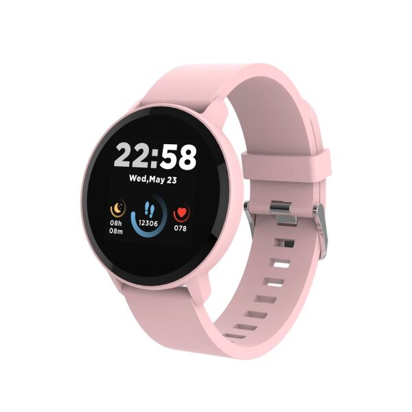 купить CANYON Smart watch, 1.3inches IPS full touch screen, Round watch, IP68 waterproof, multi-sport mode, BT5.0, compatibility with iOS and android, Pink, Host: 25.2*42.5*10.7mm, Strap: 20*250mm, 45g в Алматы