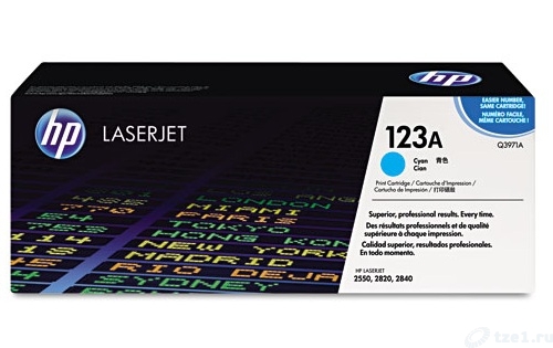 купить Cyan Print Cartridge for Color LaserJet 2550/2820/2840/2550L, up to 2000 pages. в Алматы