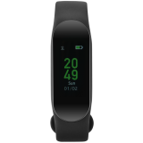 купить CANYON SB-02 Smart band, colorful 0.96 inch TFT, pedometer, heart rate monitor, 80mAh, multi-sport mode, compatibility with iOS and android, Black, host:40*15.5*10.5mm, strap: 233*12mm, 18g в Алматы