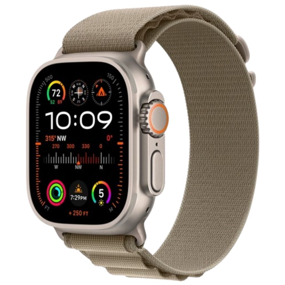 купить Смарт-часы Apple Watch Ultra 2 GPS + Cellular Olive Alpine A2986 MREX3GK/A в Алматы