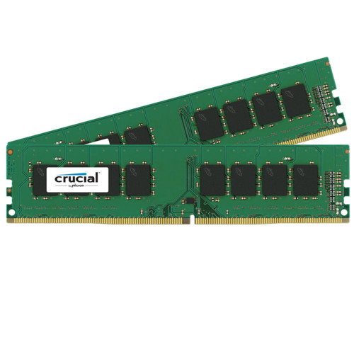 купить Оперативная память 32GB KIT (16Gbx2) DDR4 2400MHz Crucial PC4-19200 CL=17 Dual Ranked • x8 based • Unbuffered • NON-ECC  1.2V CT2K16G4DFD824A                                                                                                              в Алматы