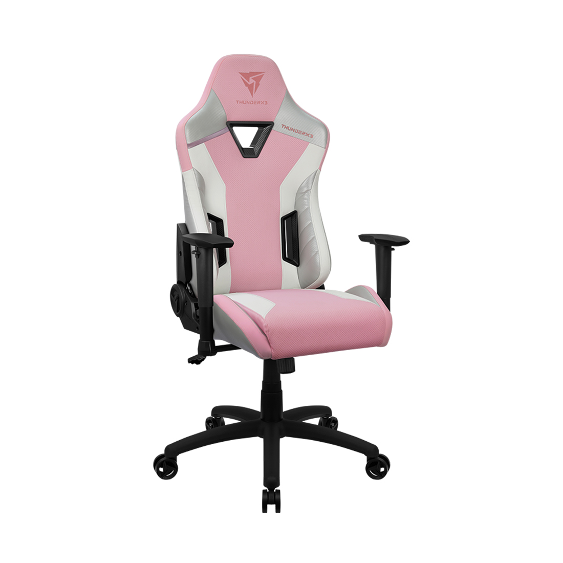 купить Игровое компьютерное кресло, ThunderX3, TC3 Sakura White, Искусственная кожа PU AIR, (Ш)65*(Г)70*(В)122(132) см, Бело-розовый в Алматы