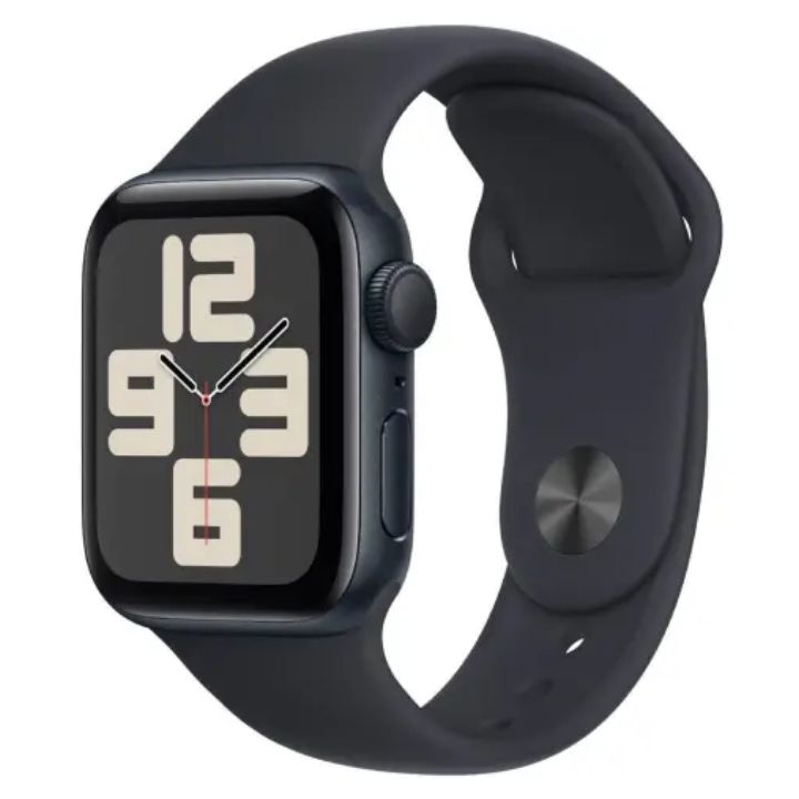 купить Смарт часы Apple Watch SE GPS 44mm Midnight A2723 MRE73QR/A в Алматы