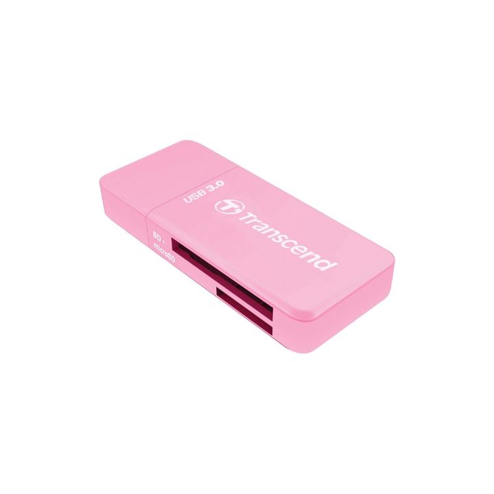 купить Кардридер Transcend TS-RDF5R, USB3.0 SD/microSD розовый в Алматы