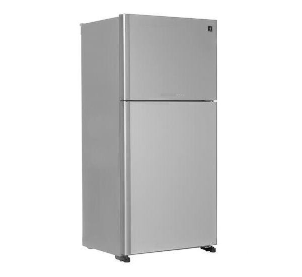 купить Холодильник Sharp SJXG60PGSL с верхним расположением морозильной камеры, silver/glass (600(422+178),A++,Full No Frost/Hybrid Cooling/Extra-Cool, J-TECH Inverter, 865 x1870 x740) в Алматы