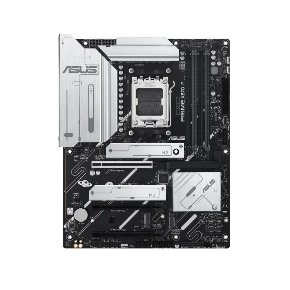 купить Сист.плата ASUS PRIME X870-P, X870, AM5, 4xDIMM DDR5, 3xPCI-E x16, 4xM.2, SATA, HDMI, 2xUSB 4.0, BOX в Алматы