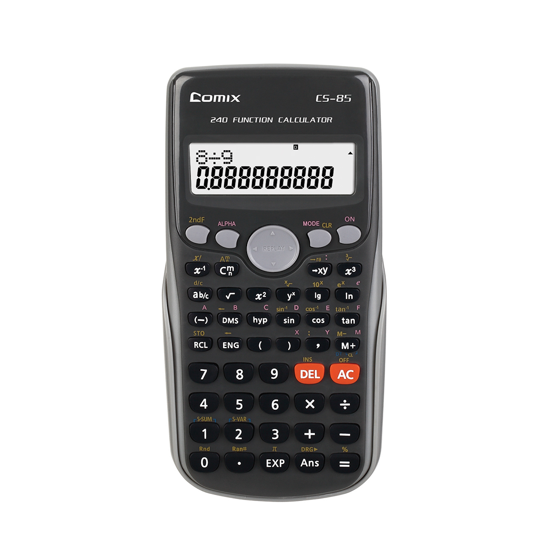 купить Калькулятор инженерный, Comix, CS-85, 10 2 разряд., Чёрный в Алматы