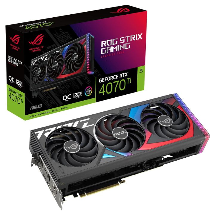 купить Видеокарта ASUS ROG-STRIX-RTX4070TI-O12G-GAMING в Алматы