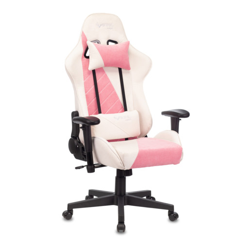 купить Кресло игровое Zombie VIKING X Fabric белый/розовый в Алматы