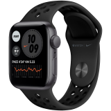 купить Apple Watch Nike SE GPS, 40mm Space Gray Aluminium Case with Anthracite/Black Nike Sport Band - Regular, Model A2351 в Алматы