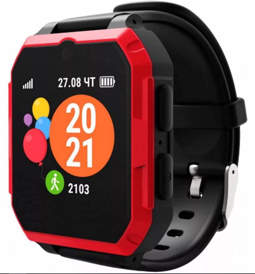 купить Смарт часы Geozon G-Kids 4G Ultra черный-красный в Алматы