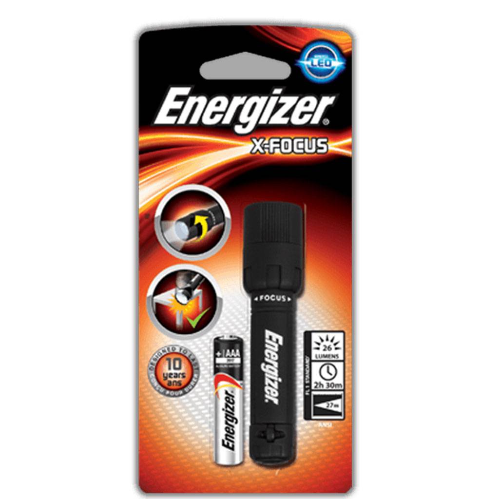 купить Фонарь компактный Energizer X-Focus  1x AAA черный в Алматы