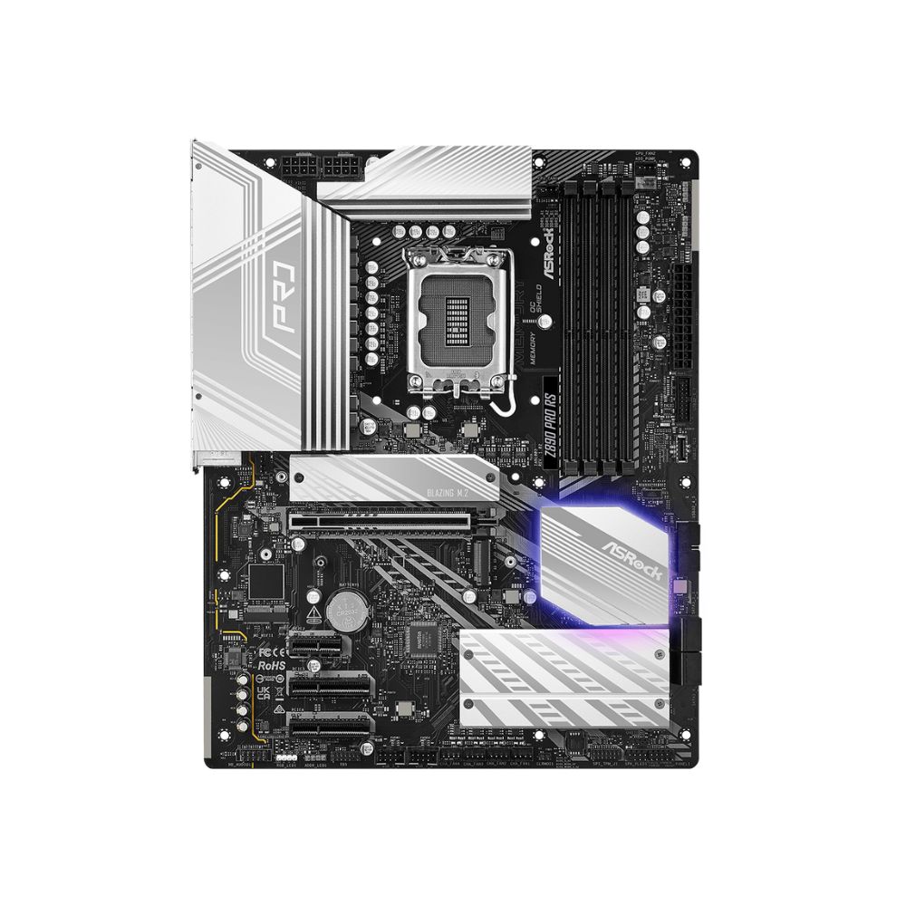 купить Материнская плата ASRock Z890 PRO RS LGA1851 4xDDR5 4xSATA 4xM.2 HDMI DP Type-C ATX в Алматы