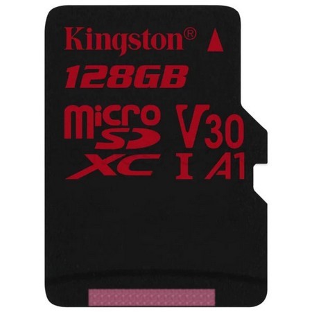 купить Карта памяти MicroSD 128GB Class 10 U3 A1 Kingston SDCR/128GBSP в Алматы