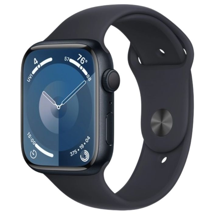 купить Смарт часы Apple Watch Series 9 GPS 45mm Midnight M/L A2980 MR9A3QR/A в Алматы