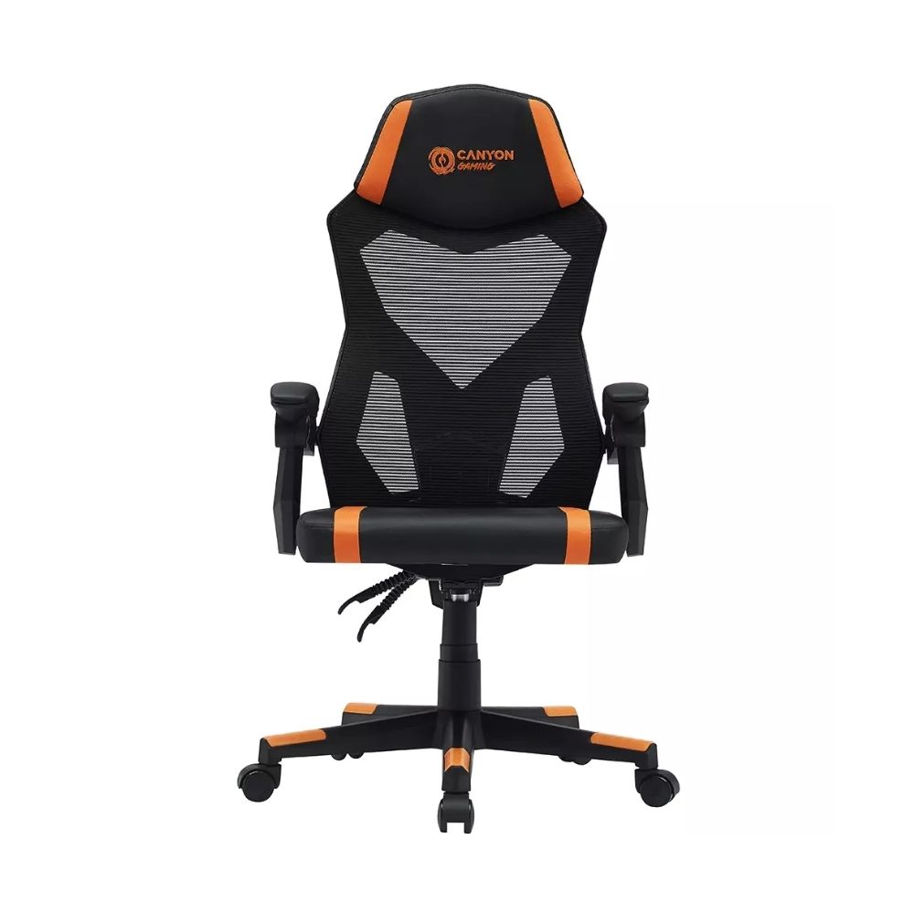 купить CANYON gaming chair Flow MCH01 Mesh Black Orange CNE-MCH01 в Алматы